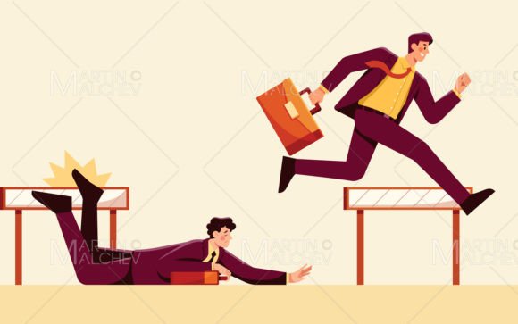 Download Businessmen Competition Concept - Premium Bundle