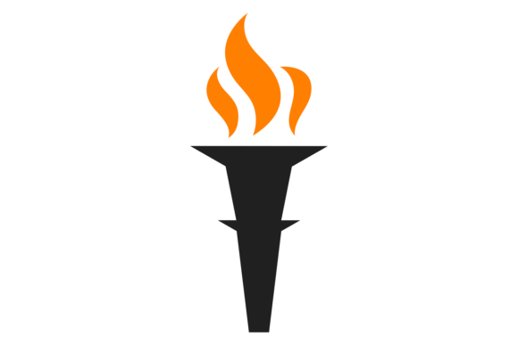 Download Sport Competition Symbol. Firing Torch. - Premium Resources